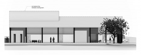 The Barn Feasibility One Storey Elevation 4.jpgBW